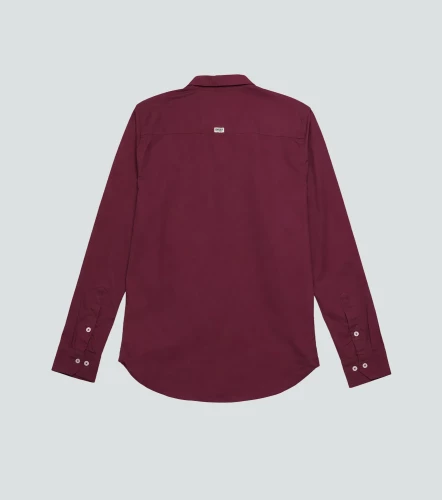 Slim Julian Camisa Unicolor Con Detalle De Costado UnserVT