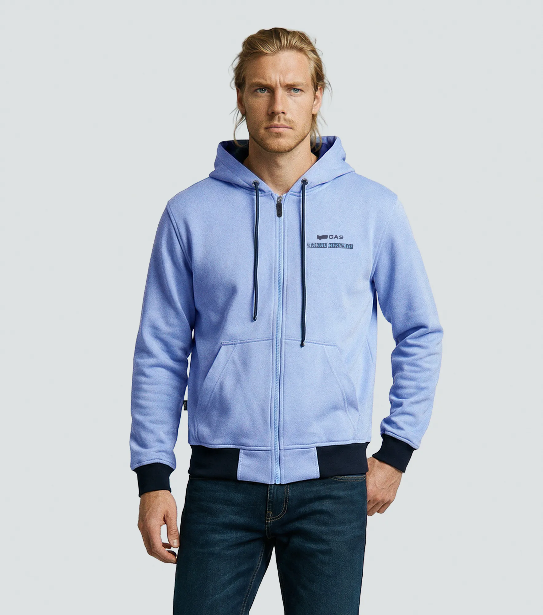 Bianchi Buzo Abierto Con Capota Masculino Gas 837237 AD