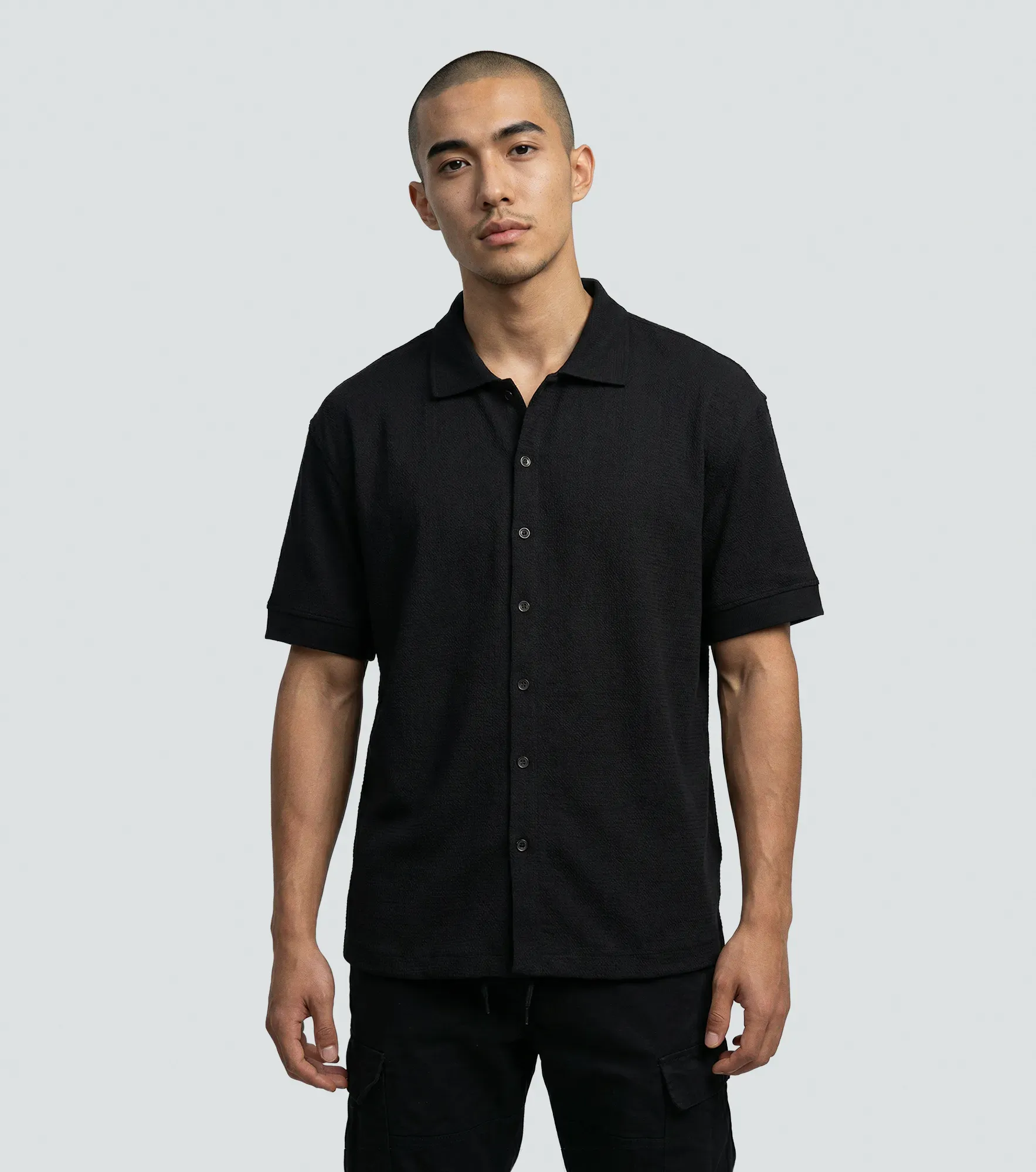 Anng Camisera Oversize Con Tejidos TyperNG