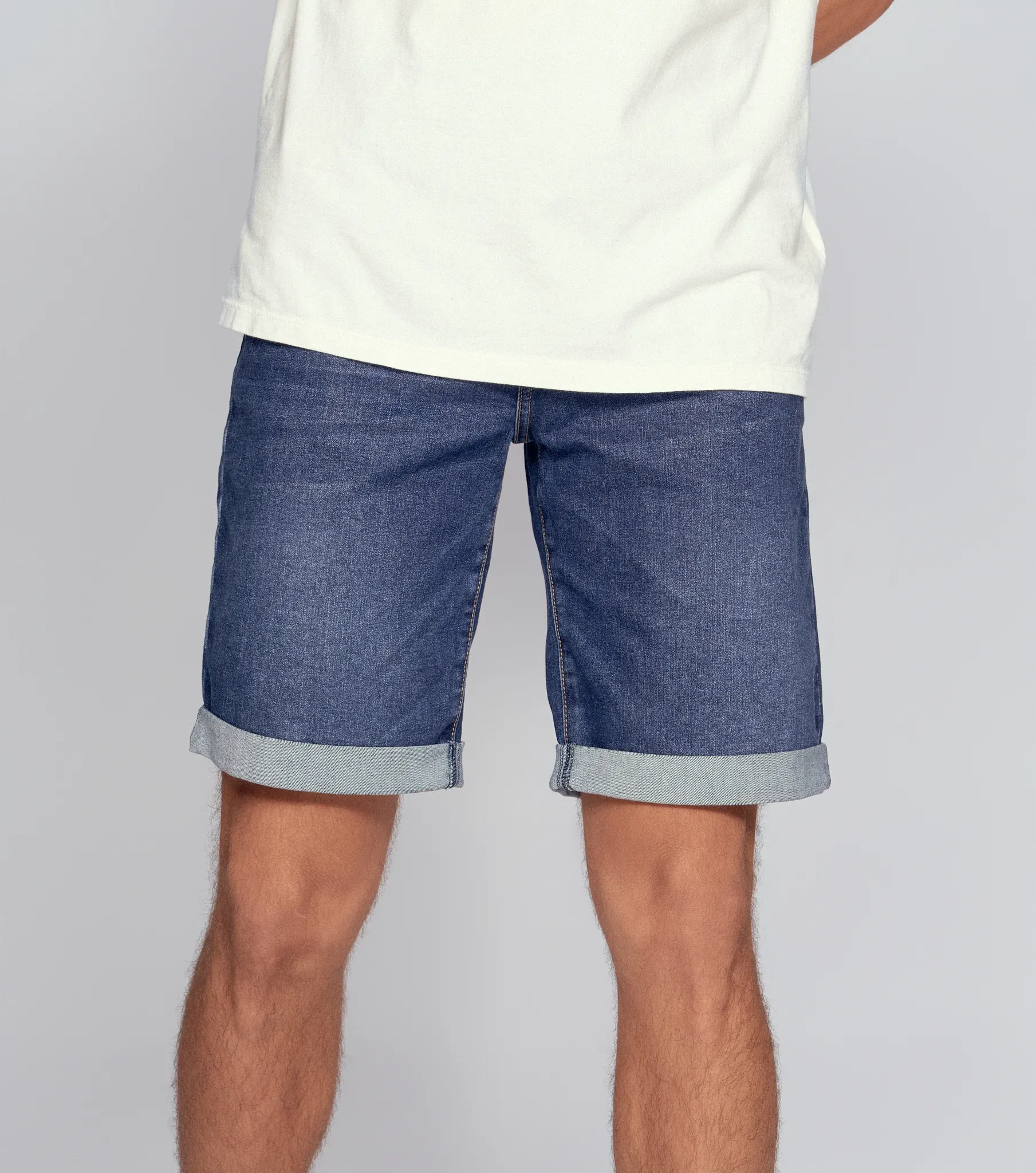 Bermuda Para Hombre En Indigo 5 Bolsillos Unser 830940 AZ