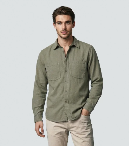 Comfort Matias Camisa M L Unicolor Con Bolsillos UnserVD
