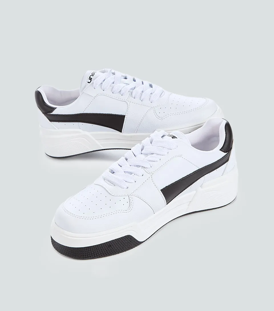 Gissel Zapatos Combinados Con Piezas En Color Contraste Unser 830862 BL