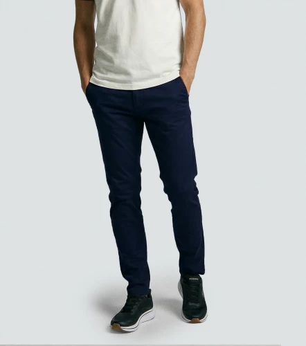 Iron Erick Pantalon En Drill Comfort Unicolor UnserAV