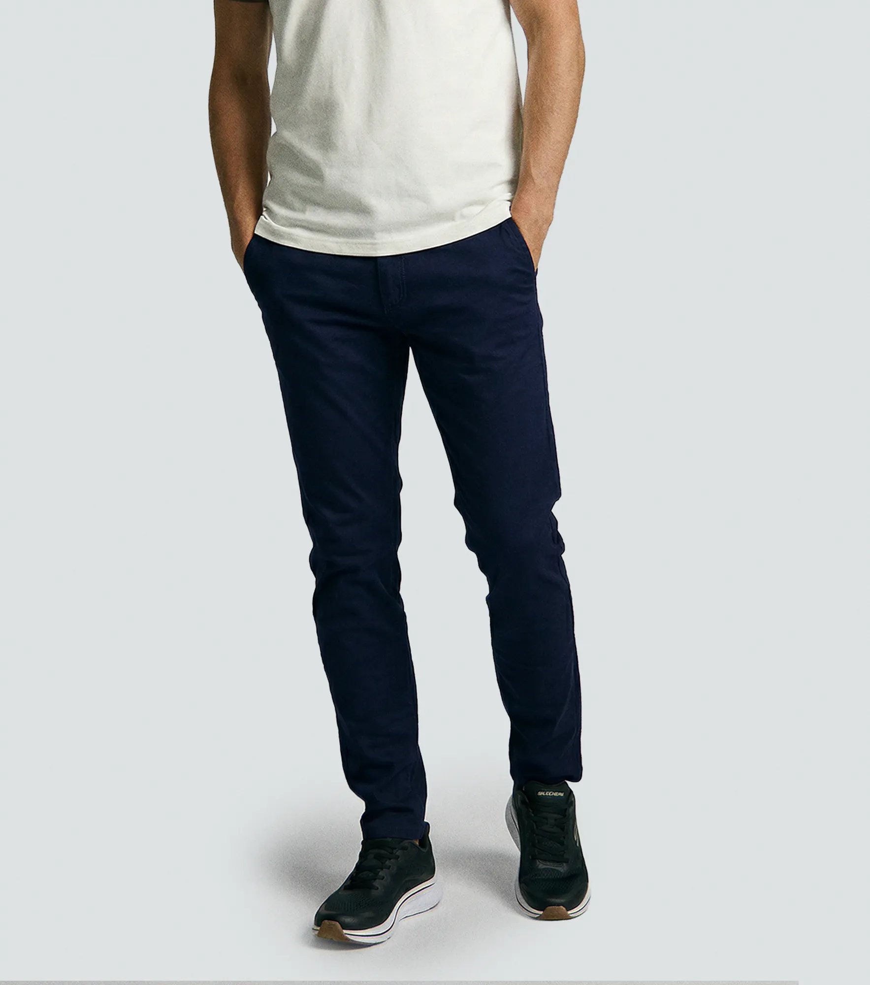 Iron Erick Pantalon En Drill Comfort Unicolor UnserAV