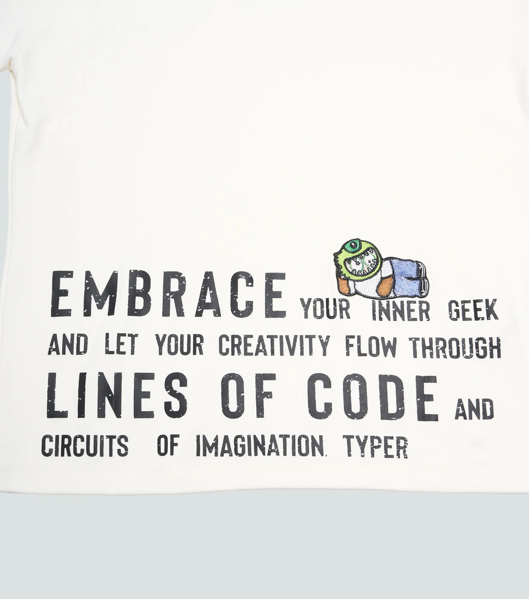 Jair T Shirt Oversize Estampada Typer 833698 AR