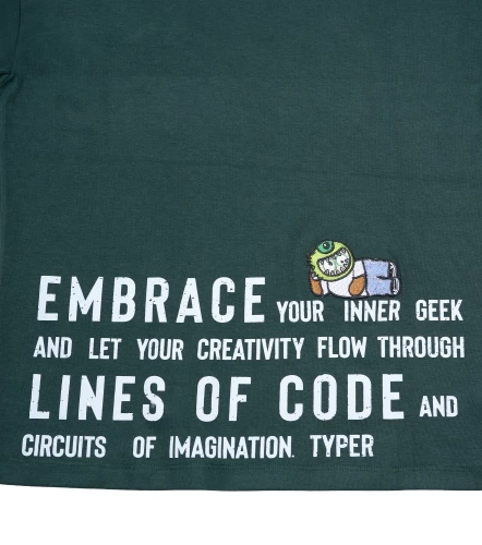 Jair T Shirt Oversize Estampada TyperVO