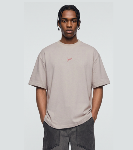 Joel T Shirt Extraoversize Estampado TyperKQ