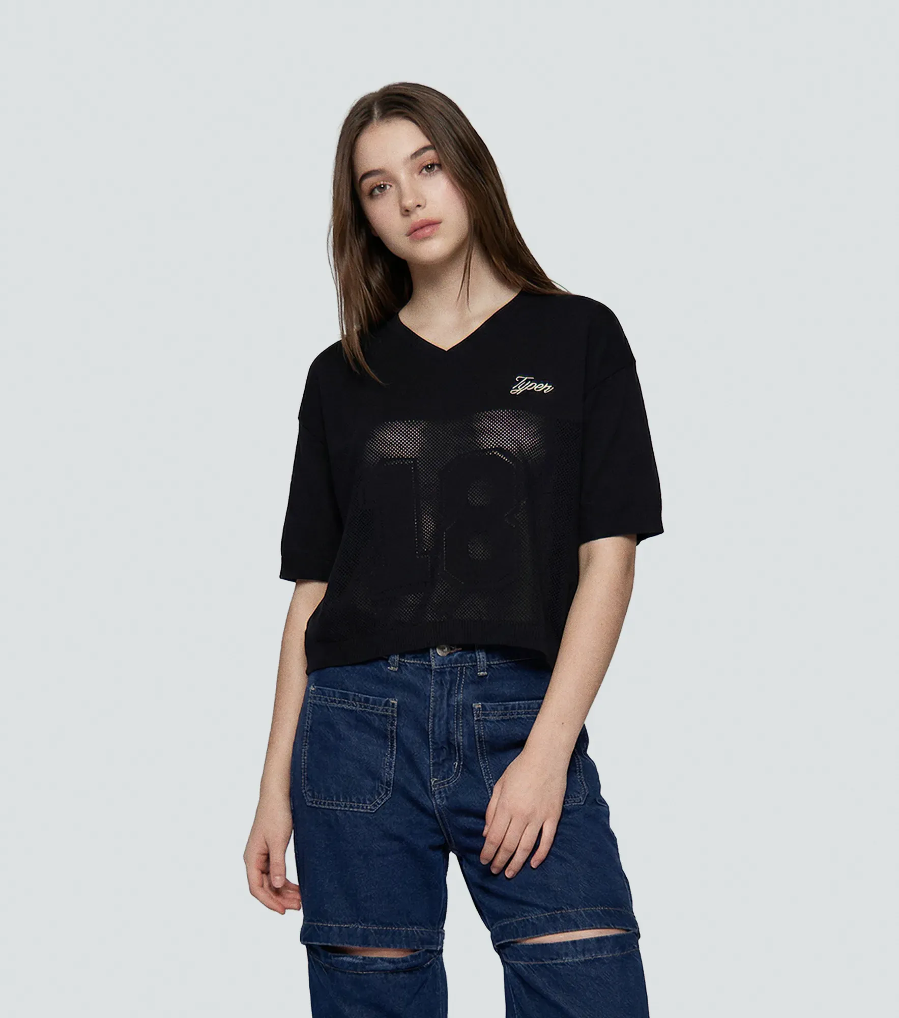 Mar Blusa Oversize Tejida TyperNG