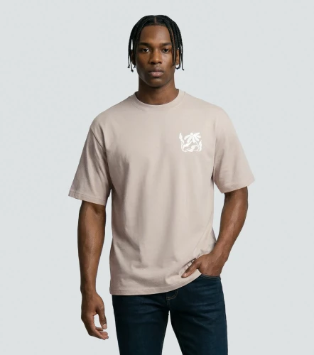 Ney Tshirt Oversized Estampada Y Bordada TyperKQ