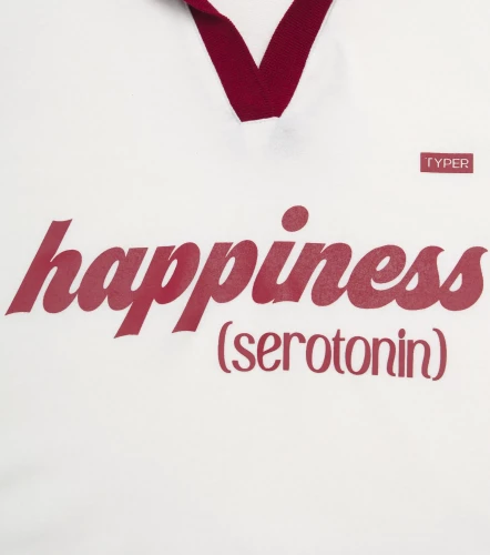 Nohe Blusa Crop Tipo Polo Estampada TyperVT