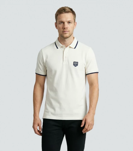 Slim Julian Polo Unicolor Con Bordado UnserAR