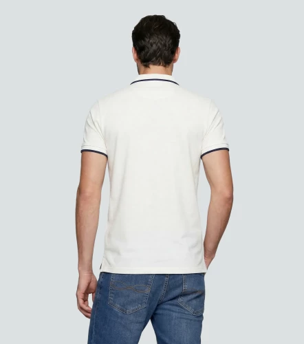 Slim Julian Polo Unicolor Con Bordado UnserAR