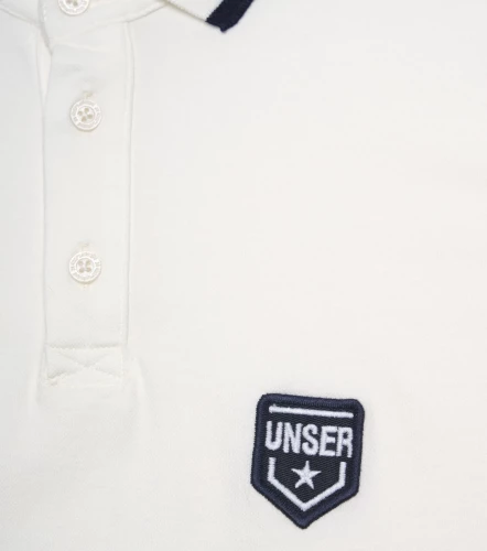 Slim Julian Polo Unicolor Con Bordado UnserAR