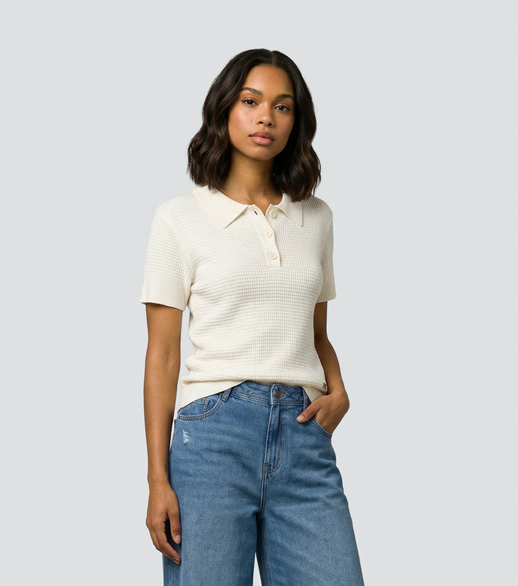 Yoli Polo Tejido Unicolor UnserAR