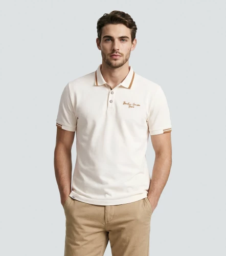 Comfort Santi Polo Unicolor Con Detalles UnserAR