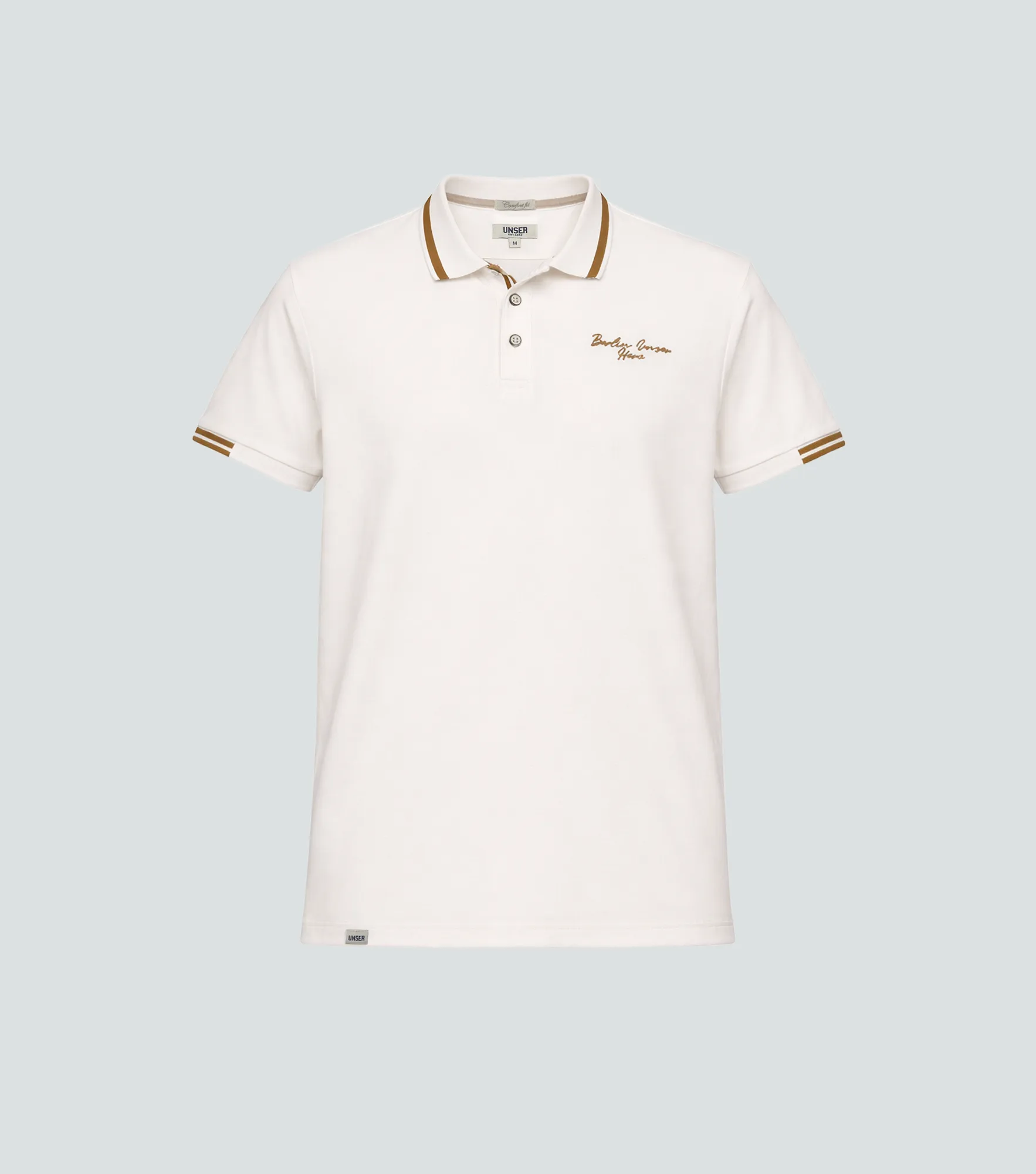 Comfort Santi Polo Unicolor Con Detalles Unser 837173 AR