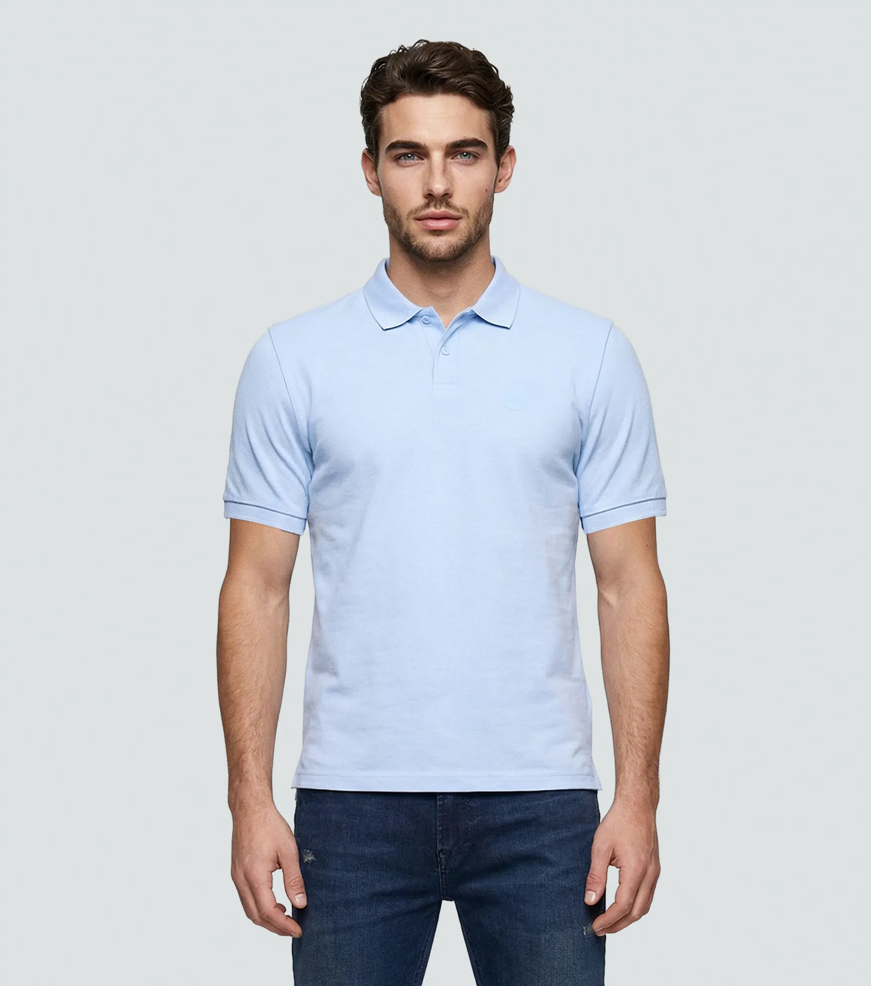 Polo Americanino Mc Slim Indio Apliq 133118 AZ