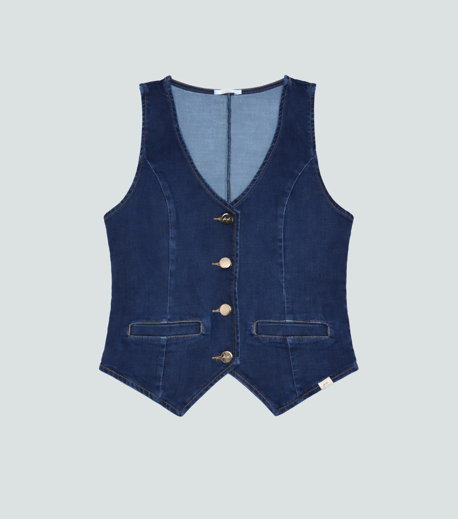 Chaleco En Indigo Para Mujer Tatiana Derek 836006 AZ