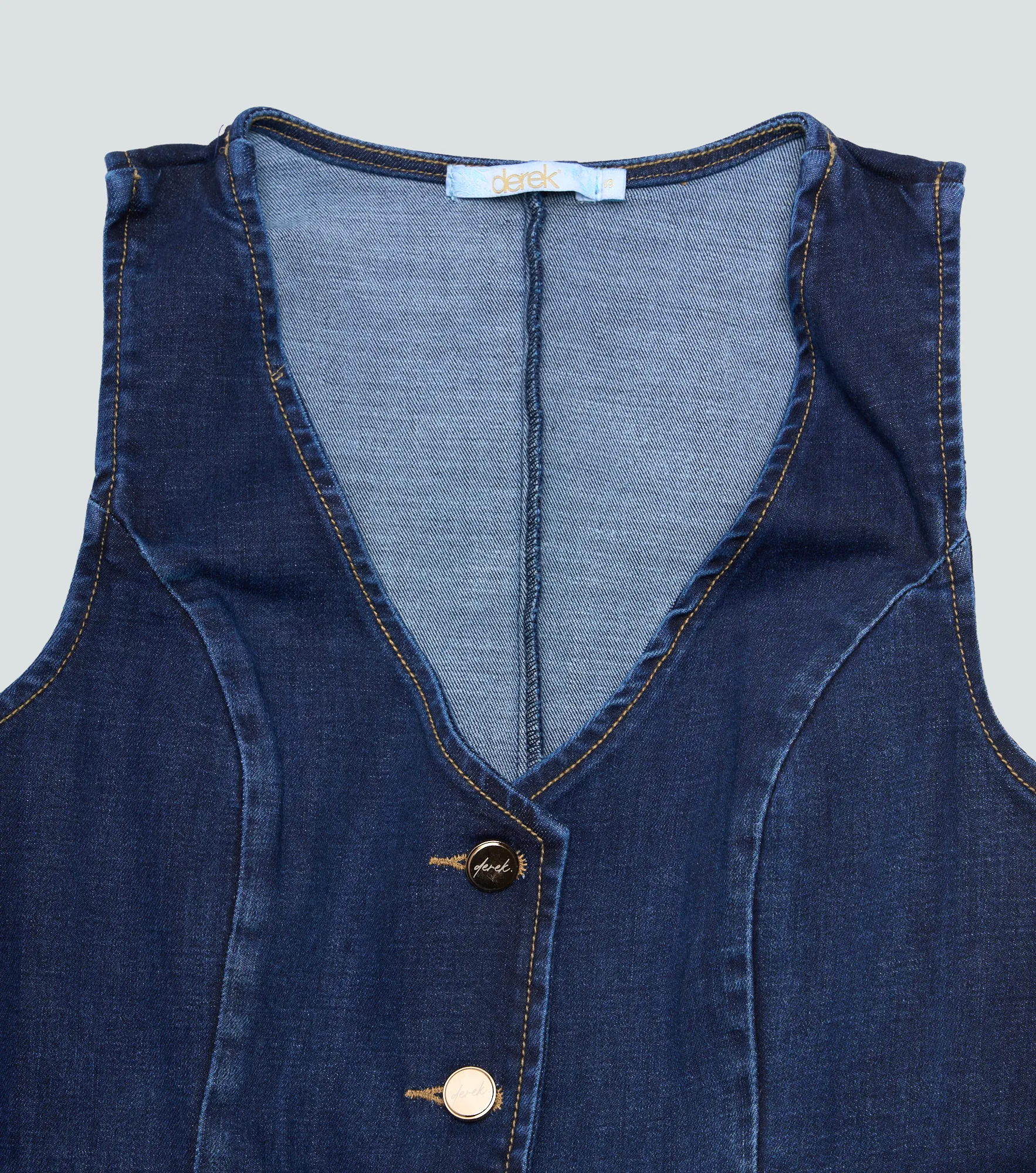 Chaleco En Indigo Para Mujer Tatiana Derek 836006 AZ