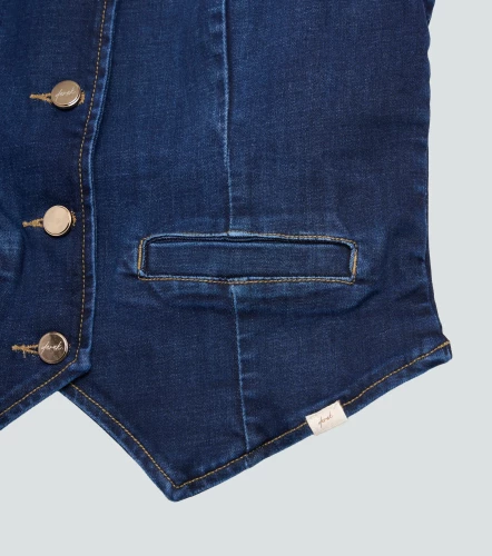 Chaleco En Indigo Para Mujer Tatiana DerekAZ