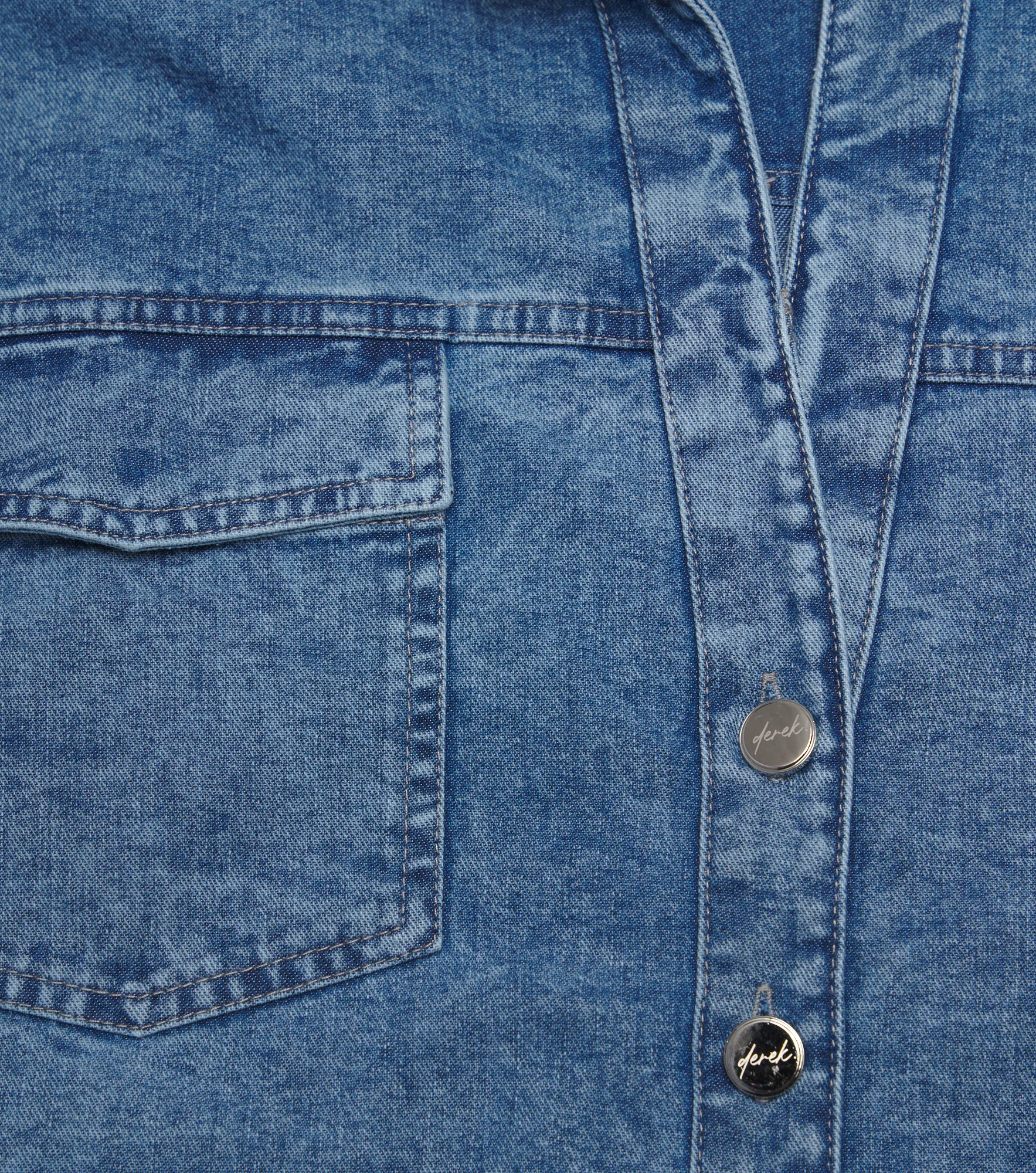 Blusa En Indigo Selena Derek 836011 AZ