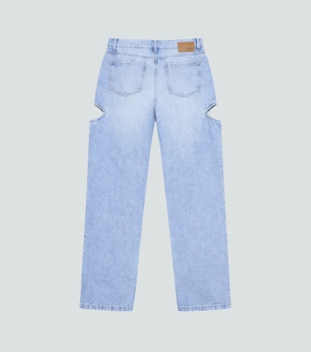 Josie Jean Mom Fit Con Abertura En Costado TyperAZ