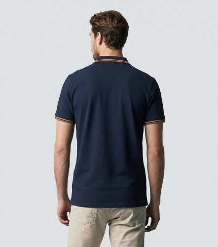 Comfort Santi Polo Unicolor Con Detalles UnserAZ