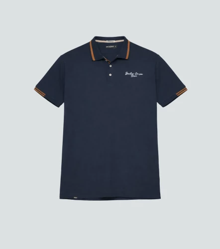 Comfort Santi Polo Unicolor Con Detalles UnserAZ