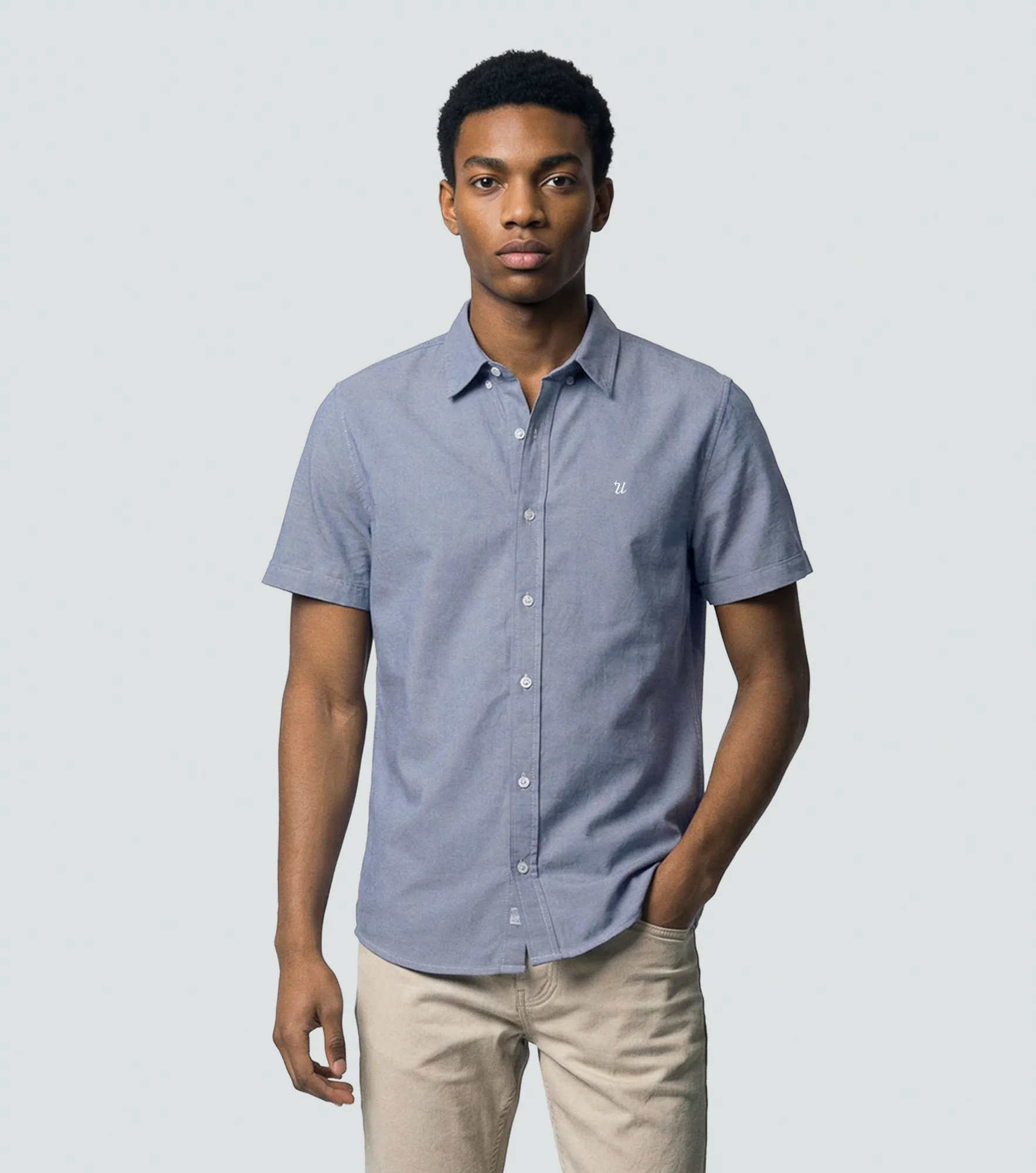 Slim Rafa Camisa M C Unicolor Unser 837224 AC