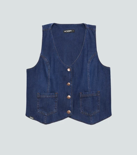 Raquel Chaleco Con Cortes Y Bolsillos En Delantero UnserAZ