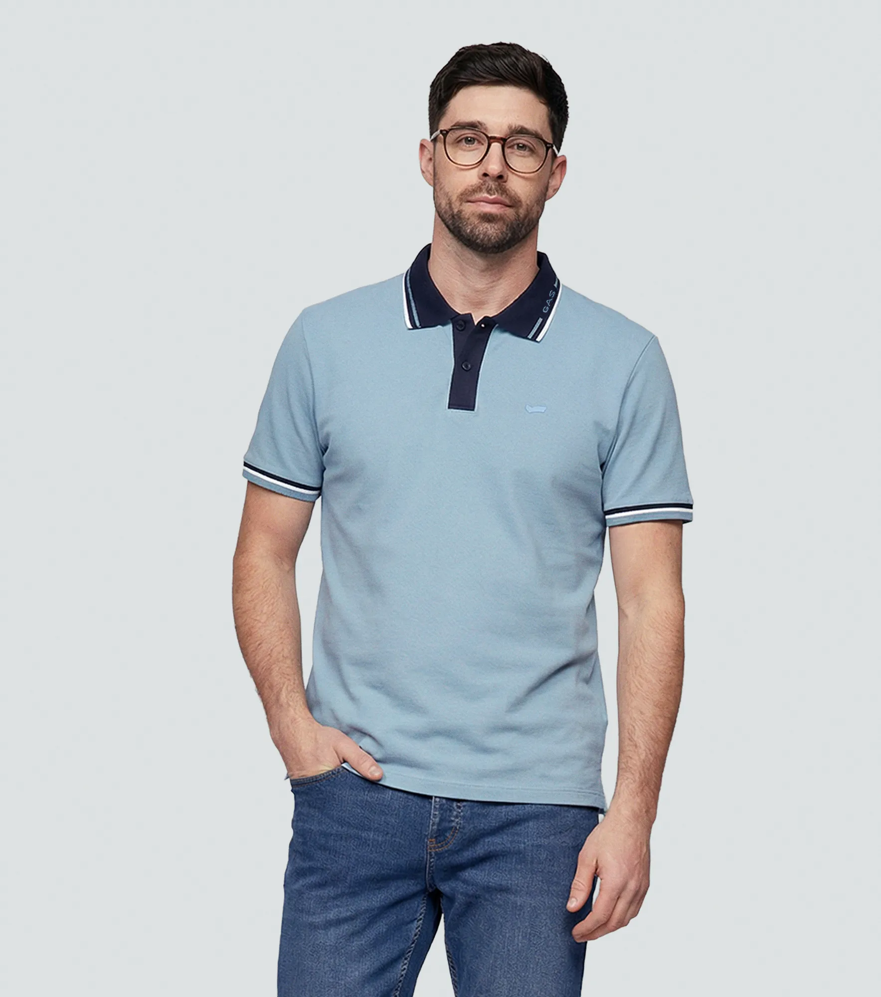 Fito Polo Slim Masculina Gas 837963 AC