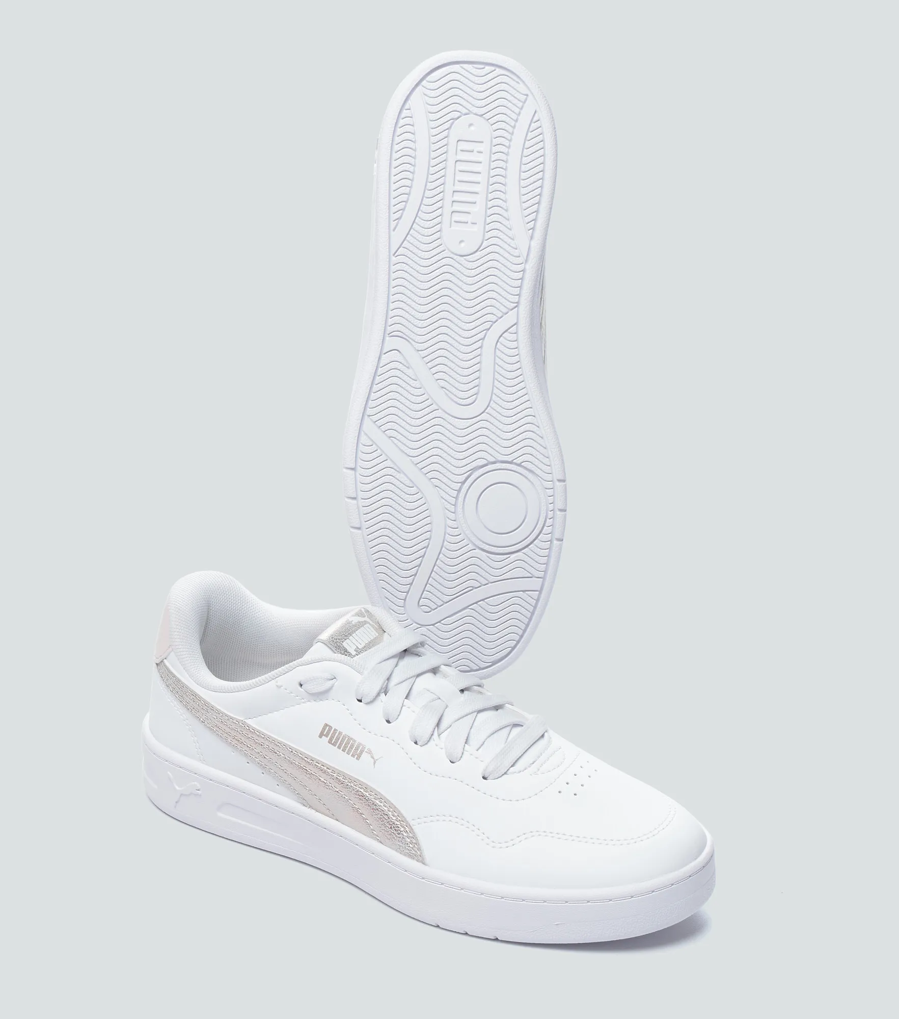 Tenis Puma Court Lally Metallic Whisper Wns 133168 BL