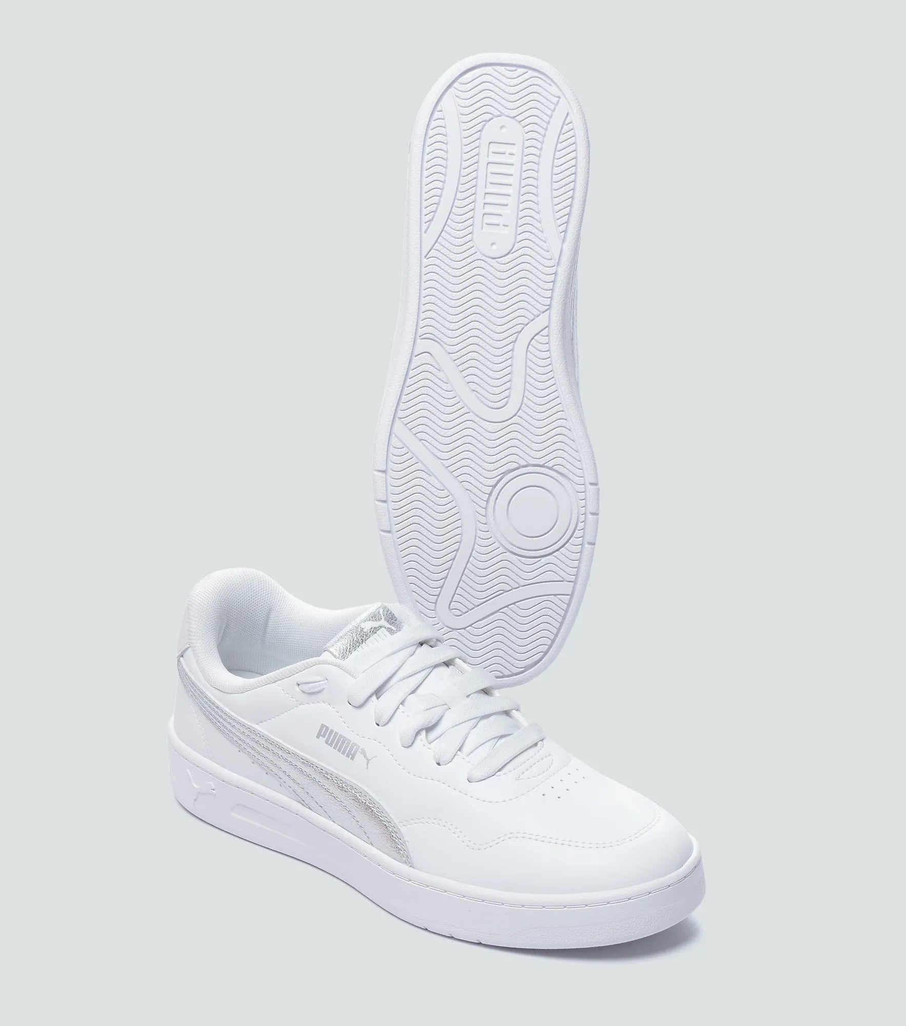 Tenis Puma Court Lally Metallic Whisper Wns 133169 BL