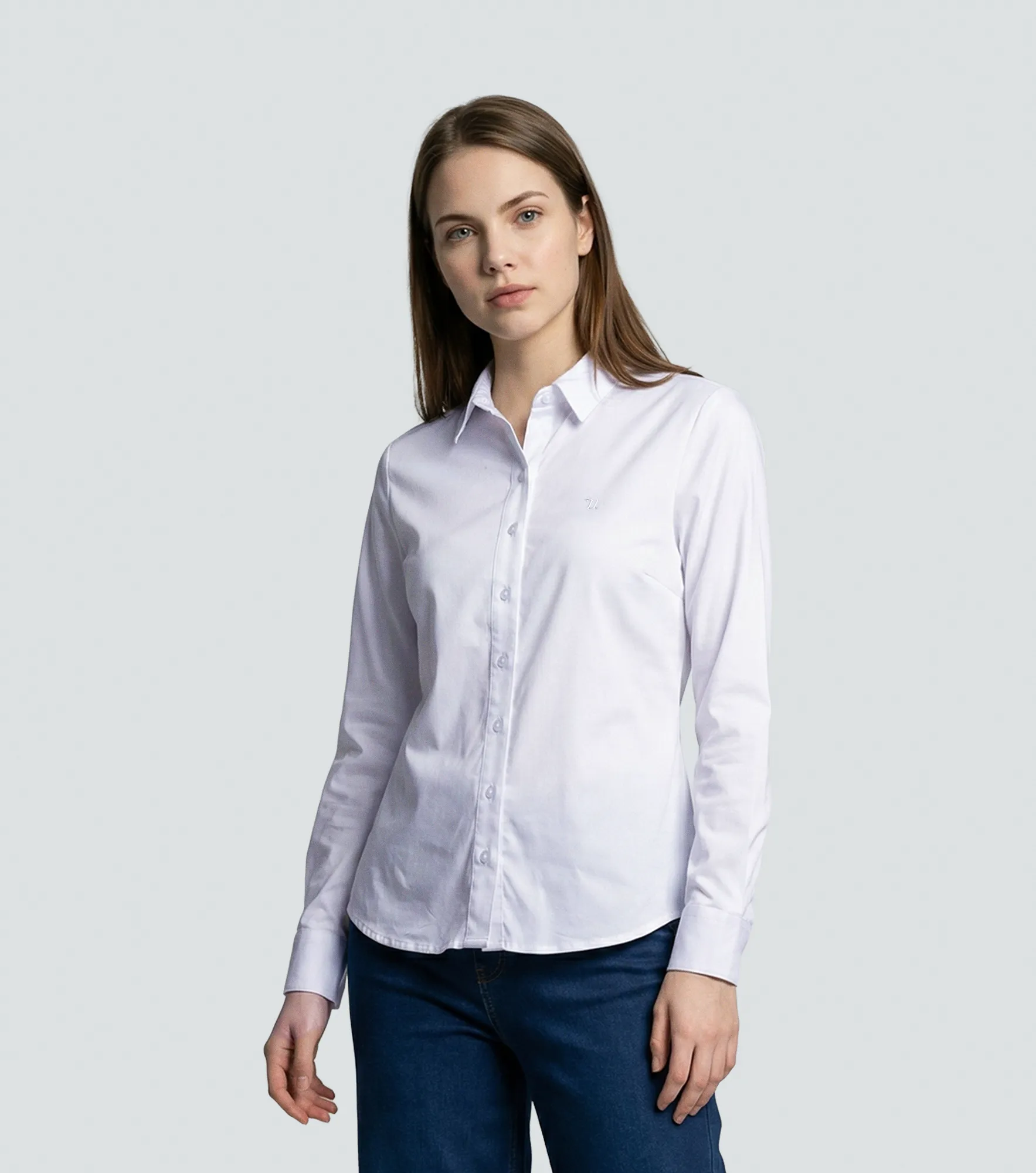 Melina Blusa Camisera Manga Larga Con Bolsillos UnserBL