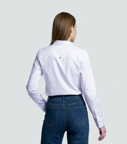 Melina Blusa Camisera Manga Larga Con Bolsillos UnserBL