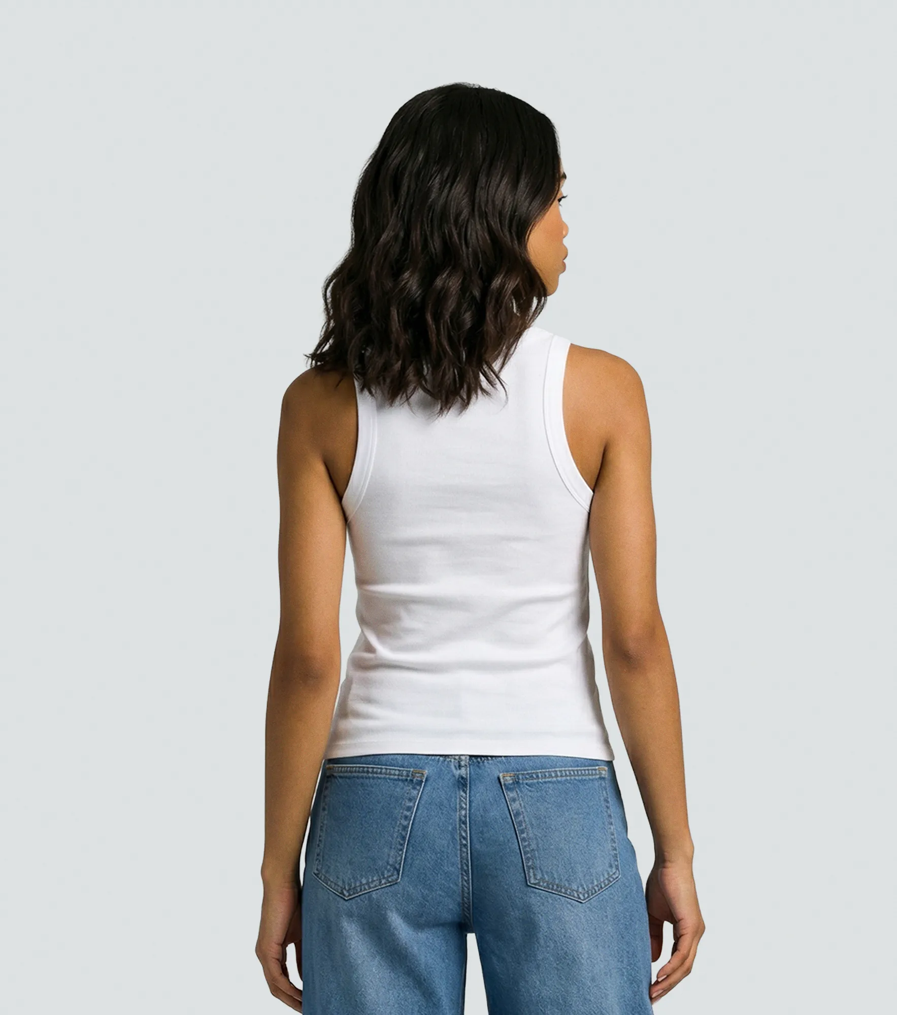 Evelyn Blusa Basica Cuello Redondo Unicolor Unser 832634 BL