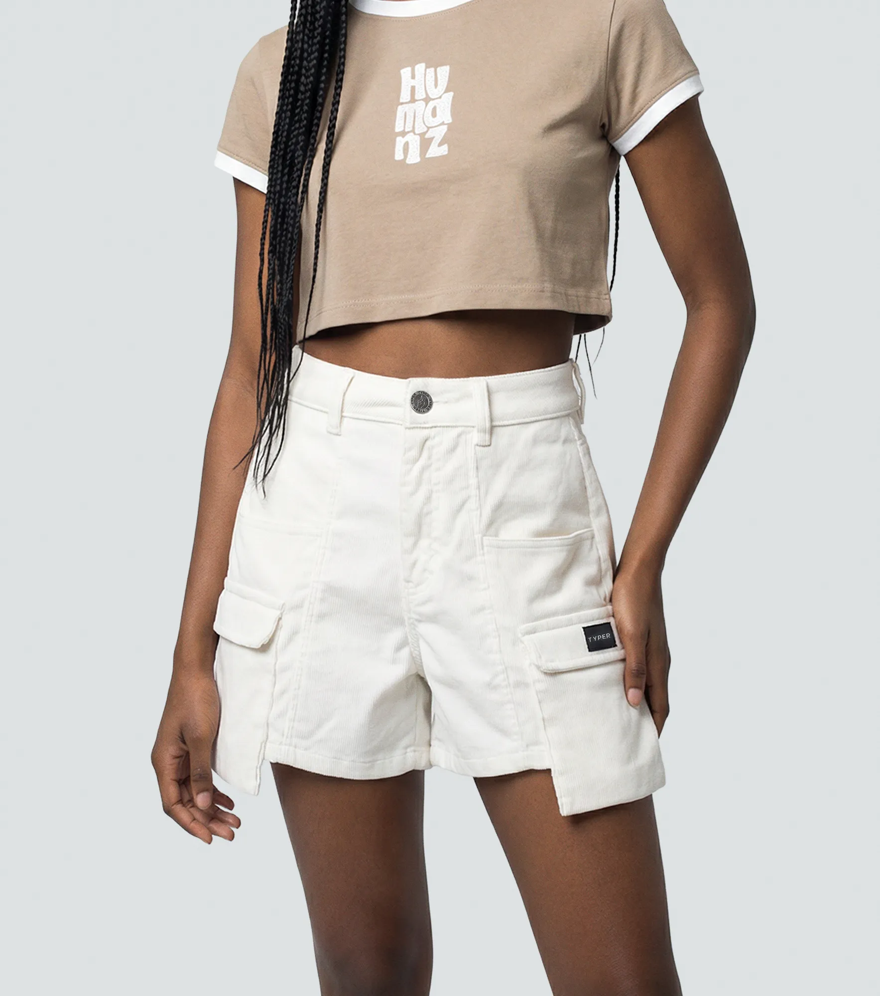 Salem Short Cargo En Corduroy Typer 836612 BH