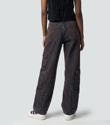 Lissy Jean Baggy Cargo Efecto Gamuza TyperCF
