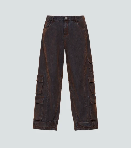 Lissy Jean Baggy Cargo Efecto Gamuza TyperCF