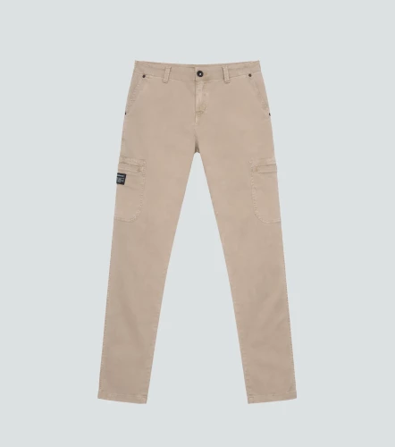 Santoro Pantalon Cargo Slim Masculino GasKQ