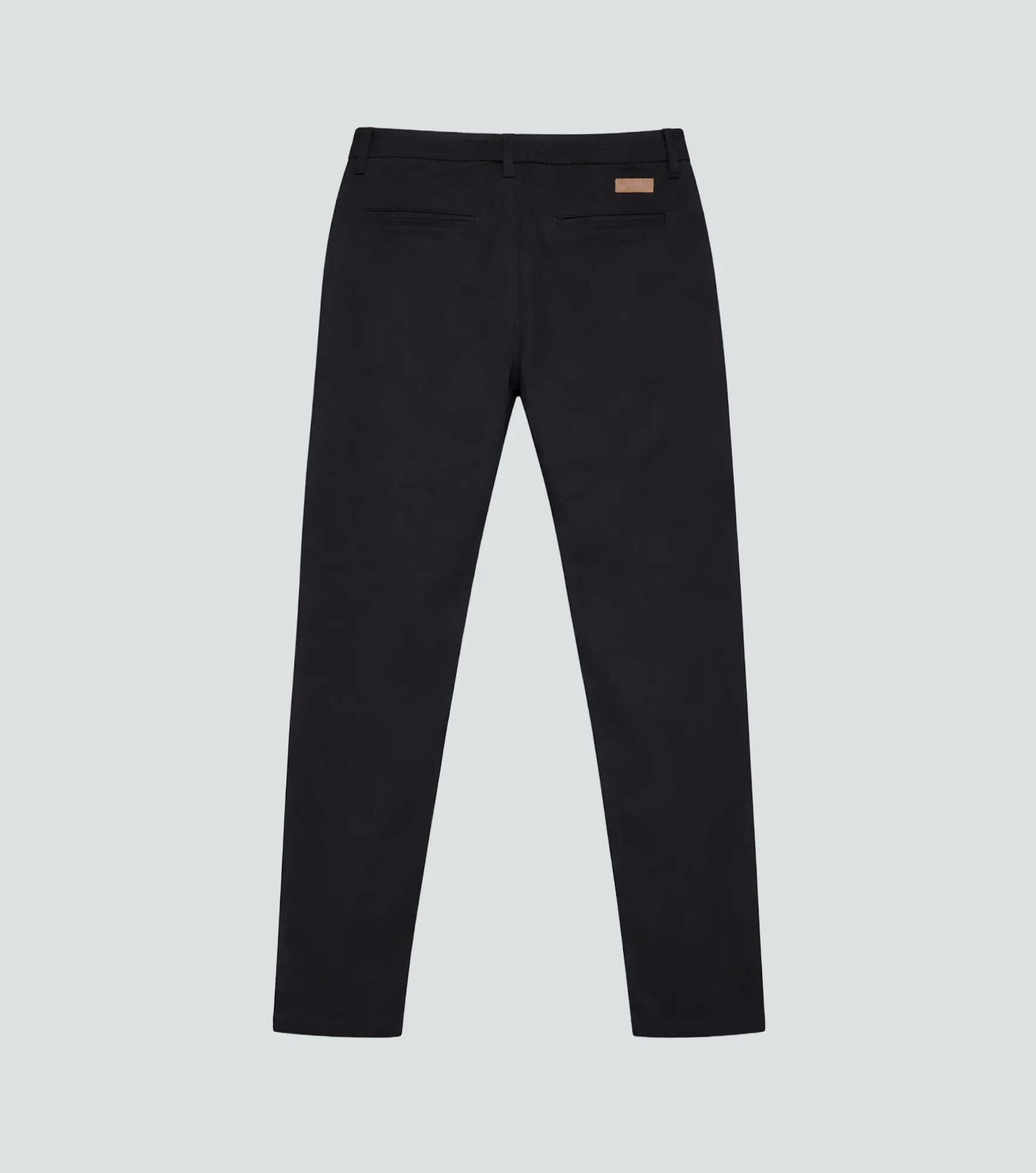 Iron Nael Pantalon En Dril Unicolor Con Detalles Unser 836123 NG