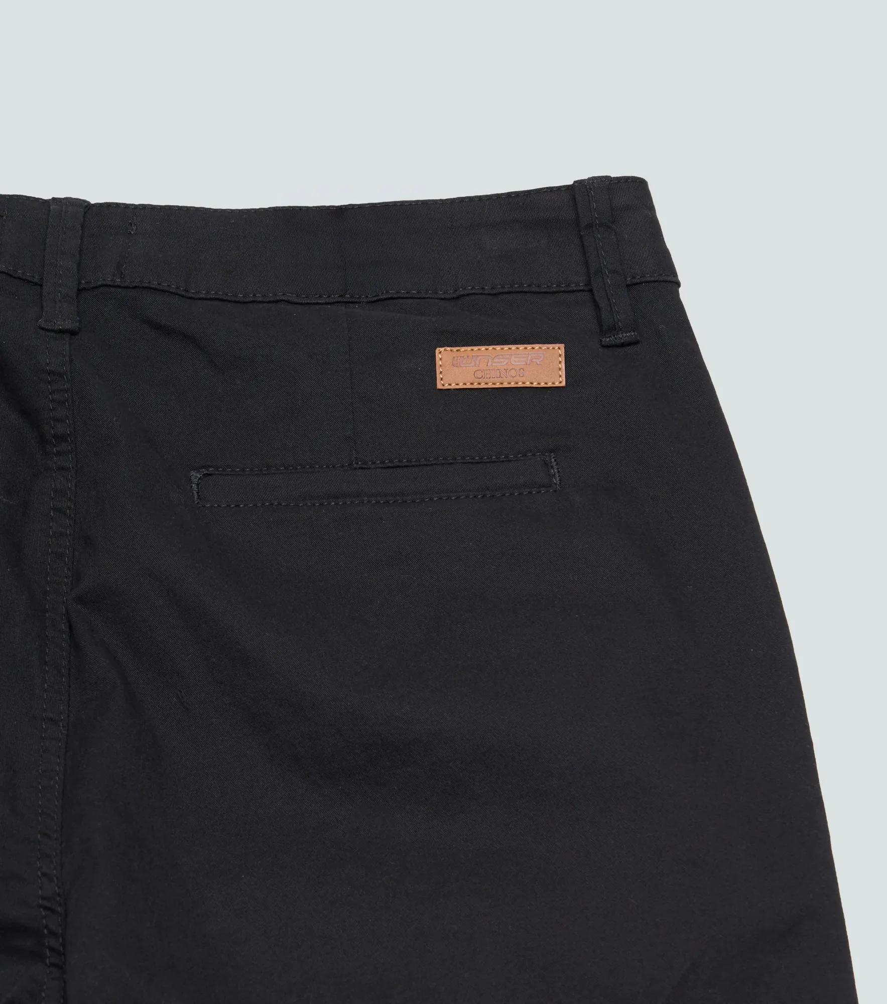 Iron Nael Pantalon En Dril Unicolor Con Detalles Unser 836123 NG
