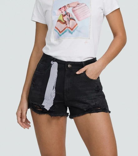 Short Para Mujer En Indigo Lucy DerekNG