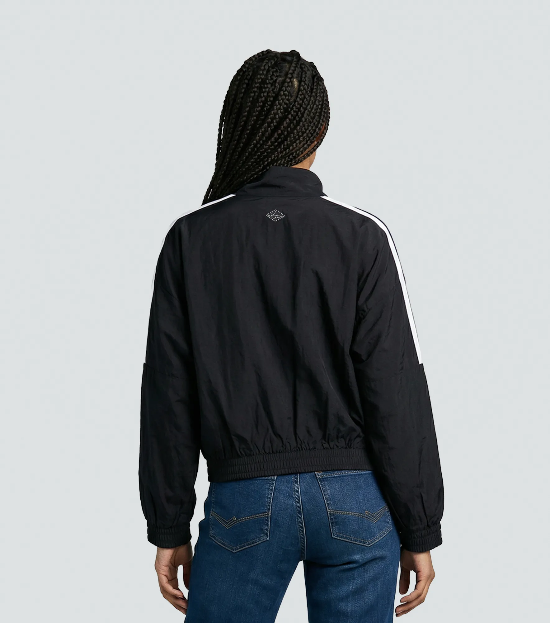 Larissa Chaqueta Unicolor Con Bordado Y Tejido Unser 837051 NG