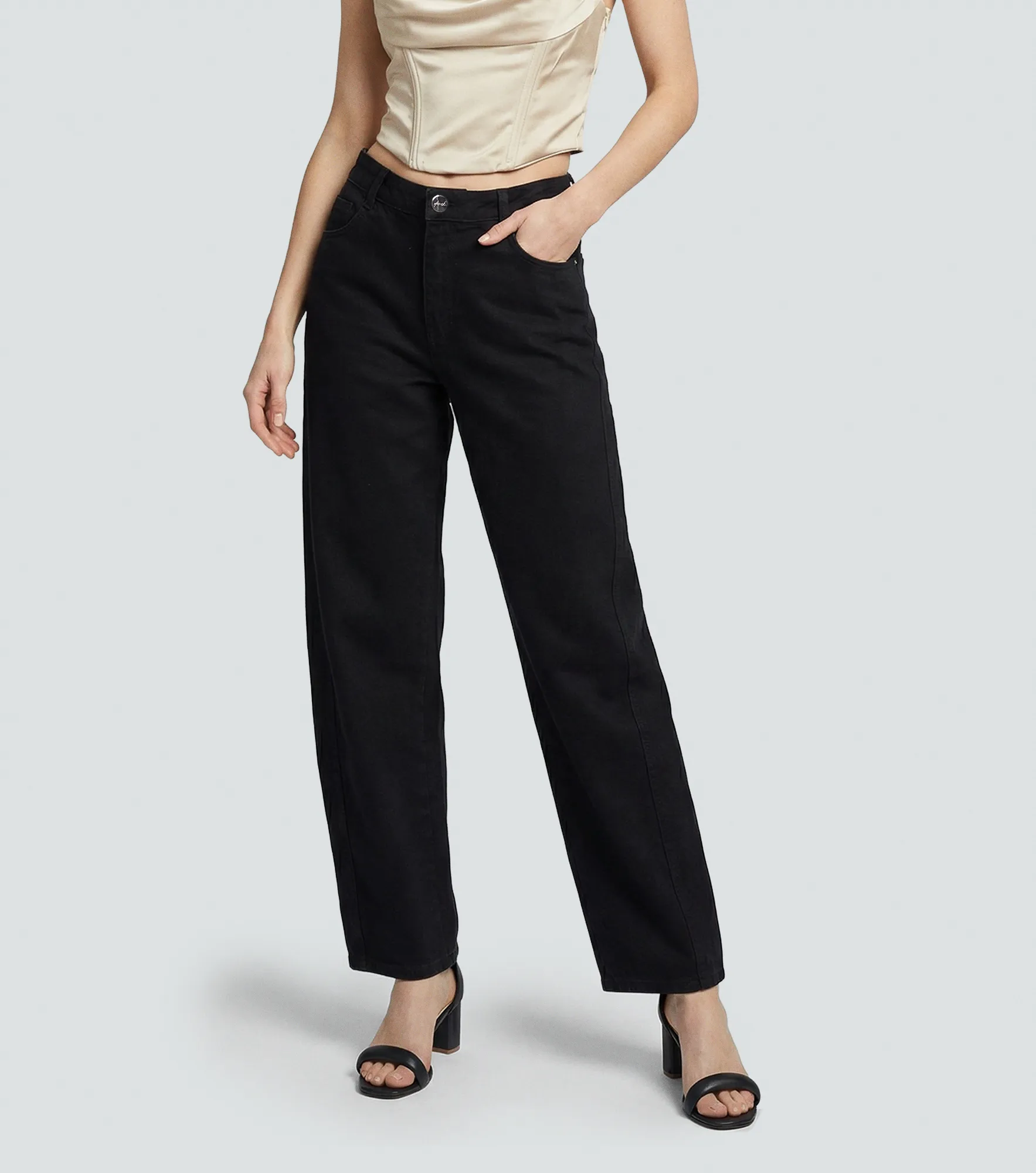 Barcelona Jean Barrel Unicolor Steffy Derek 837722 NG