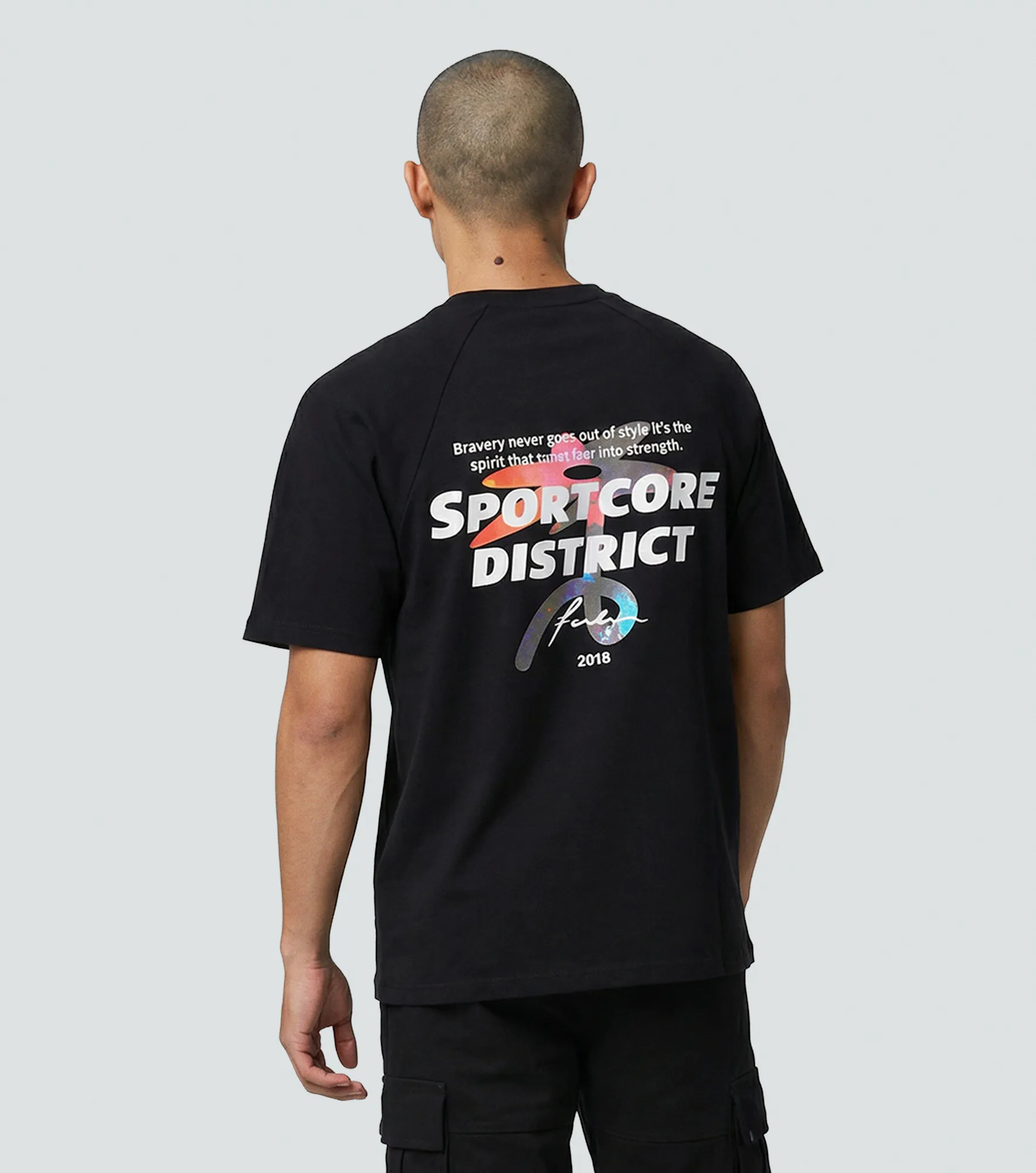 Jack T Shirt Oversize Con Estampado Typer 838547 NG