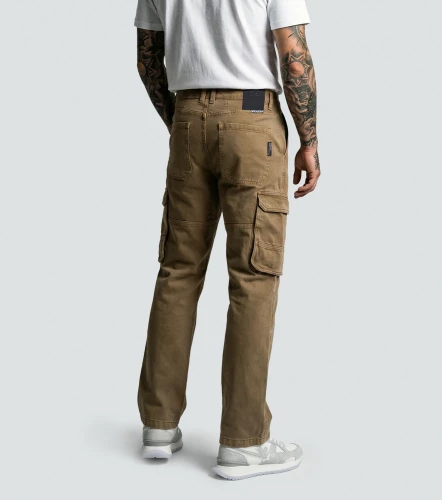 Luke Pantalon Regular Cargo Masculino GroggyOM