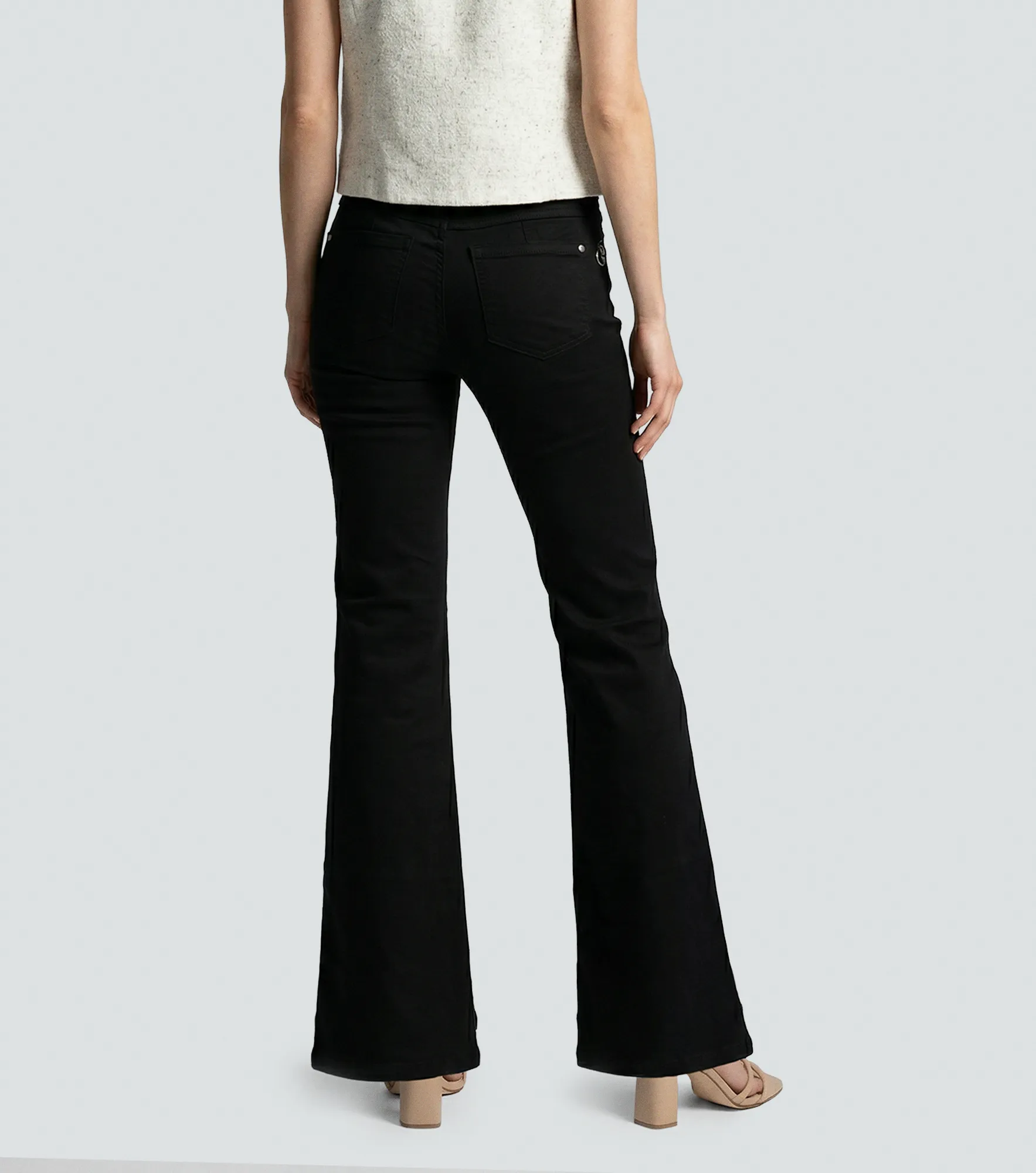 Praga Jean Para Mujer Rachell Pull Up Bota Flare Derek 837425 NG