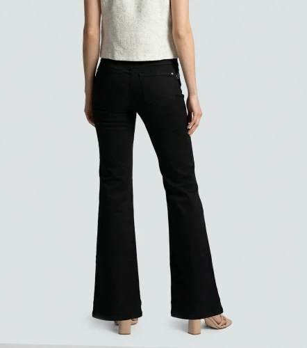 Praga Jean Para Mujer Rachell Pull Up Bota Flare DerekNG