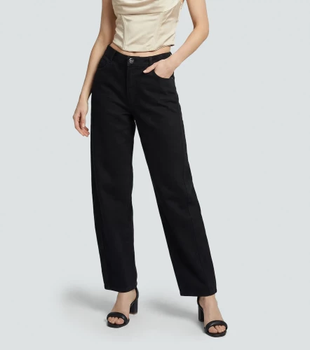 Barcelona Jean Barrel Unicolor Steffy DerekNG